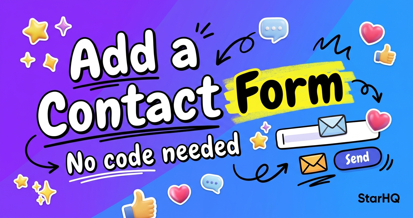How to Add a Contact Form to Your Website (2026)