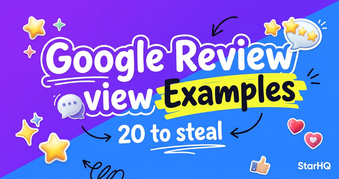 20 Google Review Examples to Copy (2026)