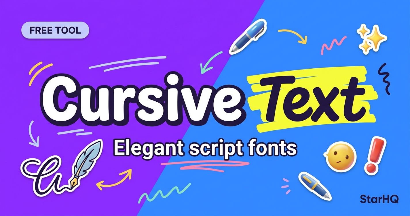 Cursive Text Generator