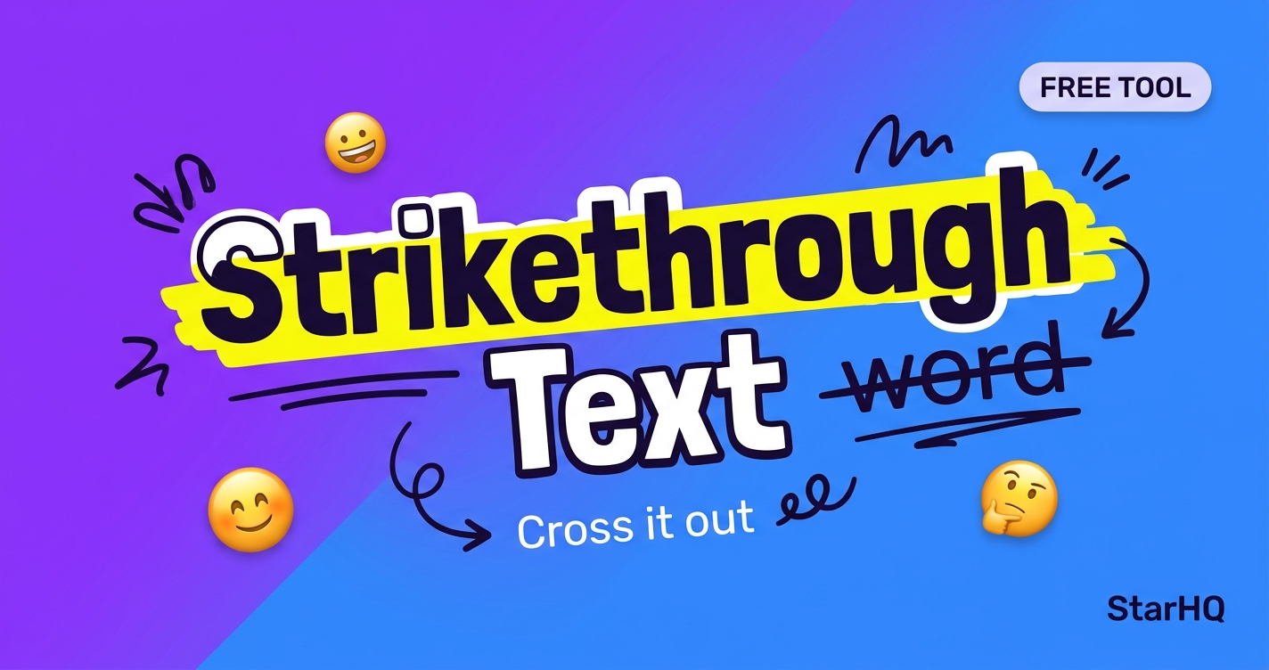 Strikethrough Text
