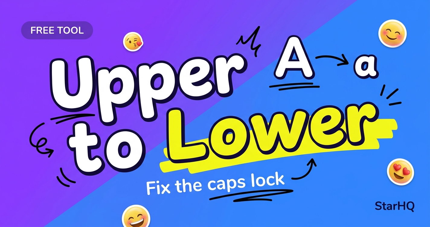 Uppercase to Lowercase