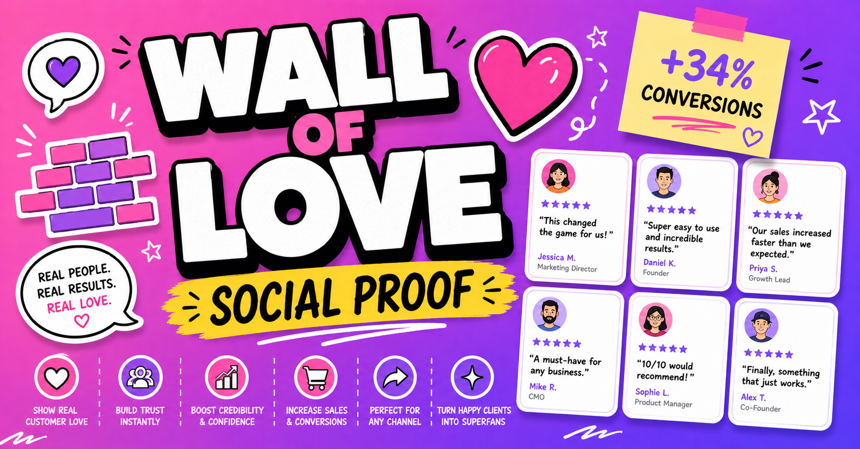 Wall of love: what it is + how to build one (2026)